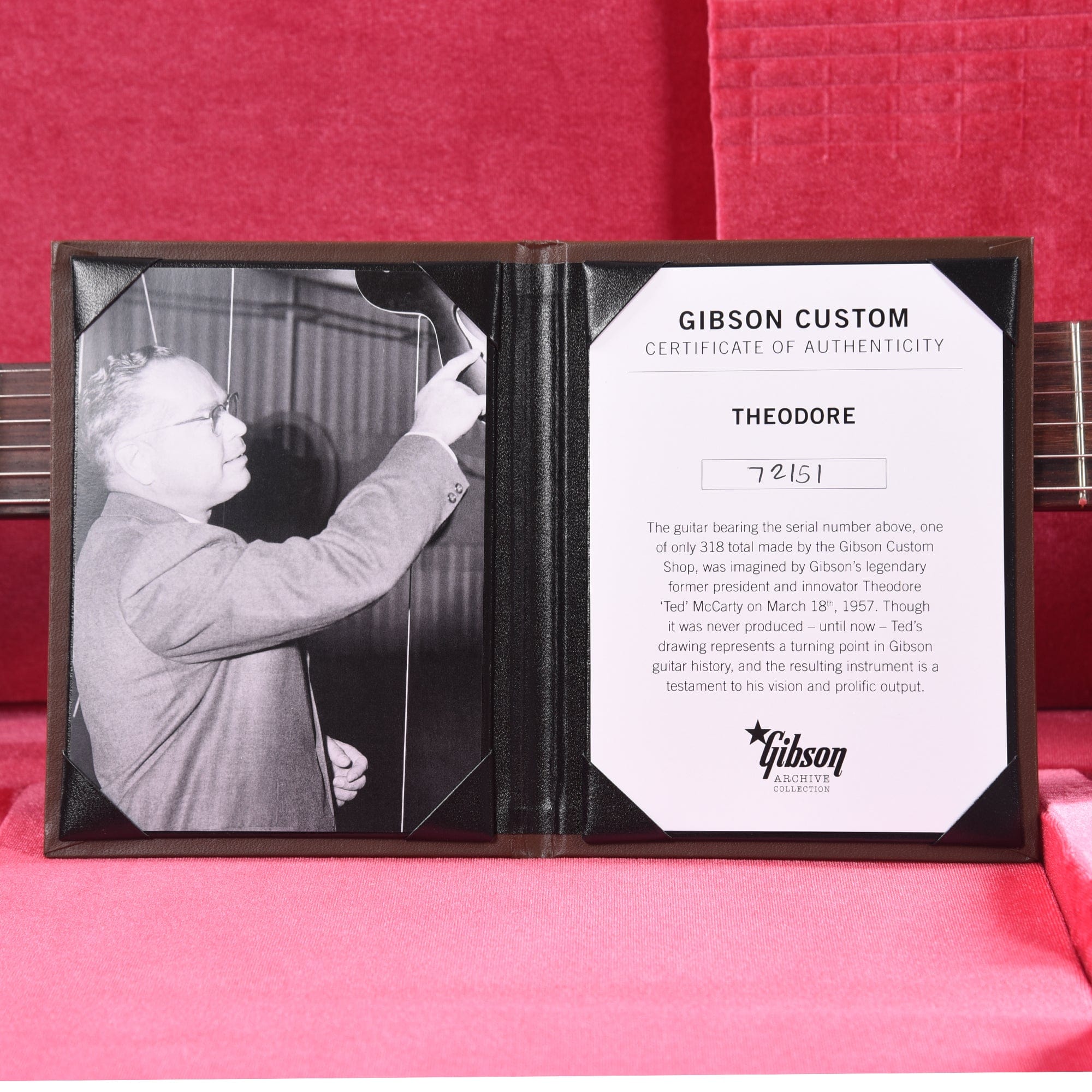 Gibson Custom Shop Archive Collection Theodore Natural – Chicago Music ...