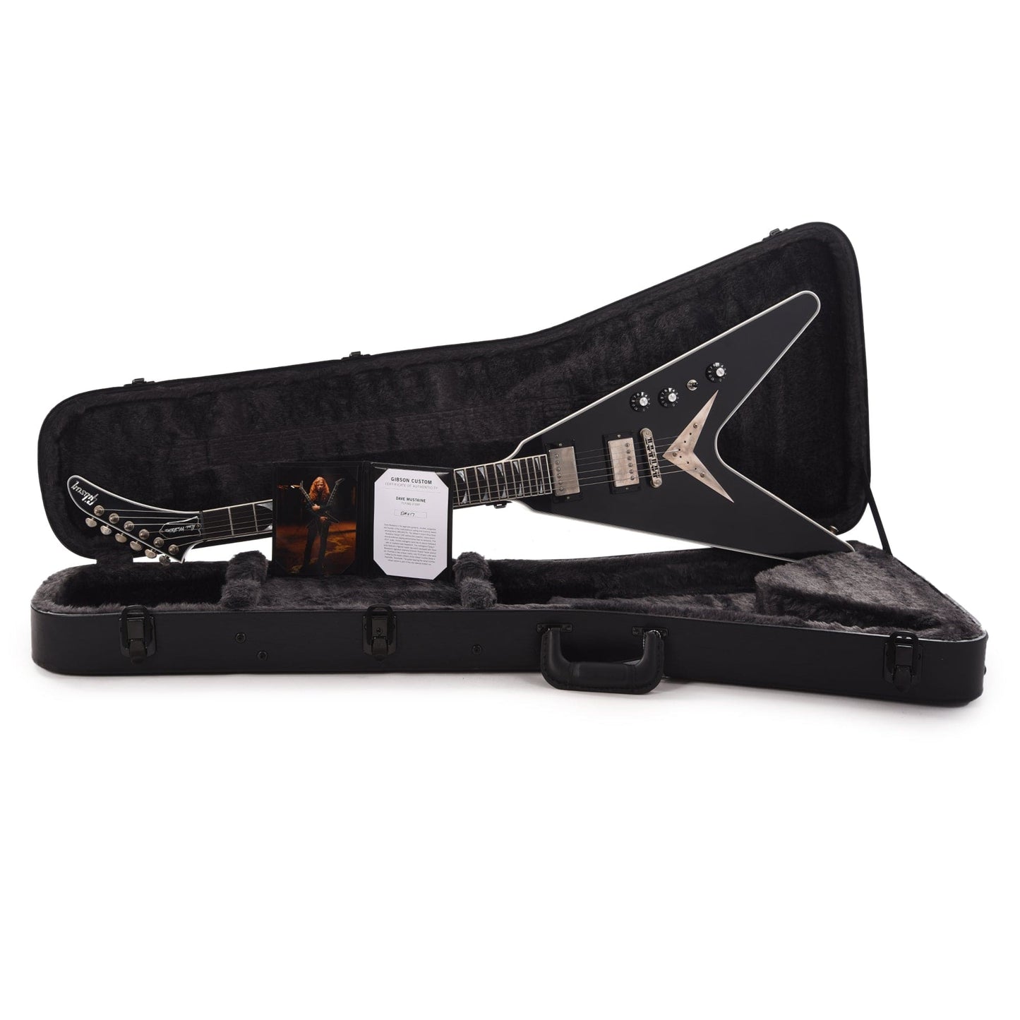 Gibson Custom Shop Artist Limited Edition Dave Mustaine Flying V EXP Ebony