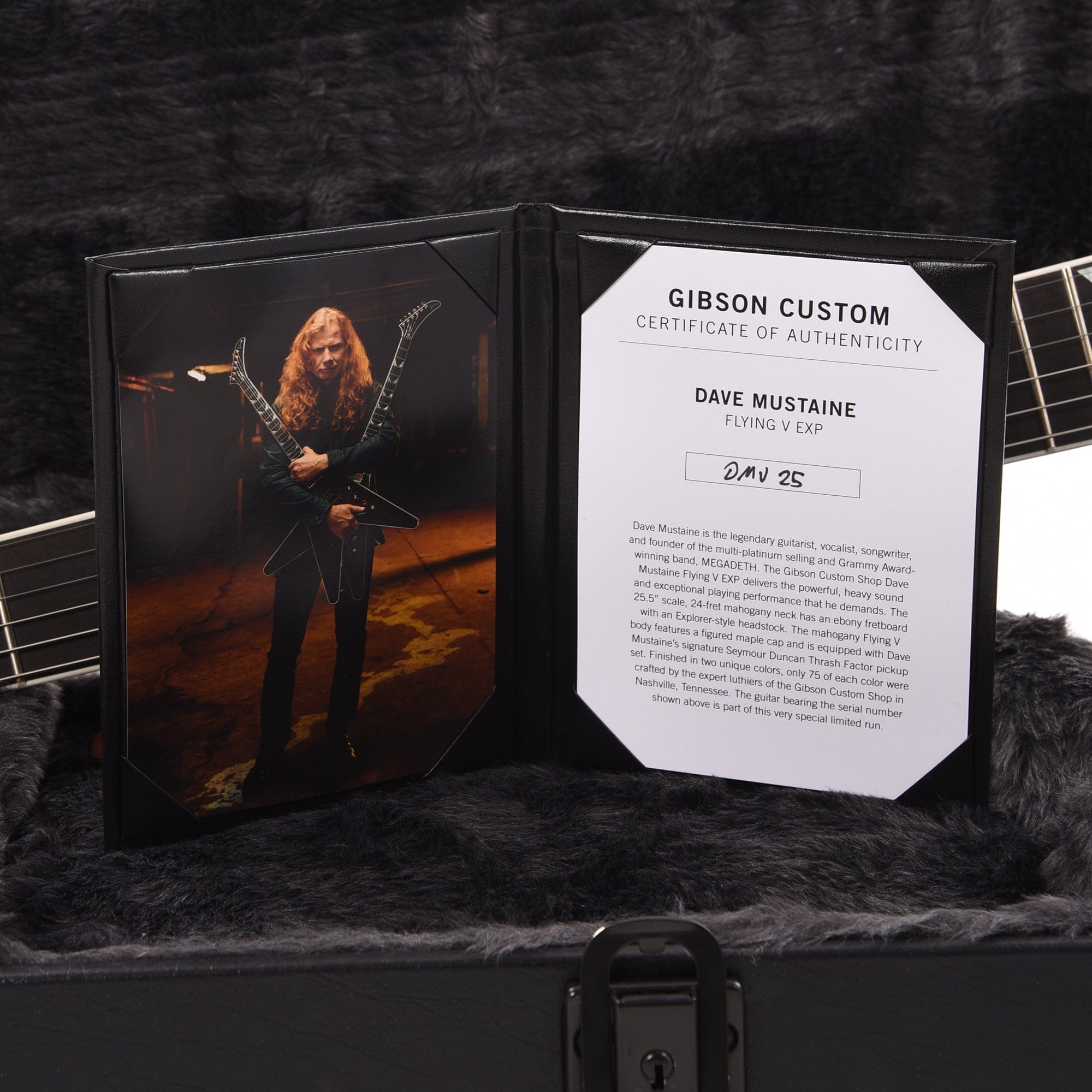 Dave Shop Gibson Custom Shop Artist Limited Edition Dave Mustaine Flying V EXP E ...