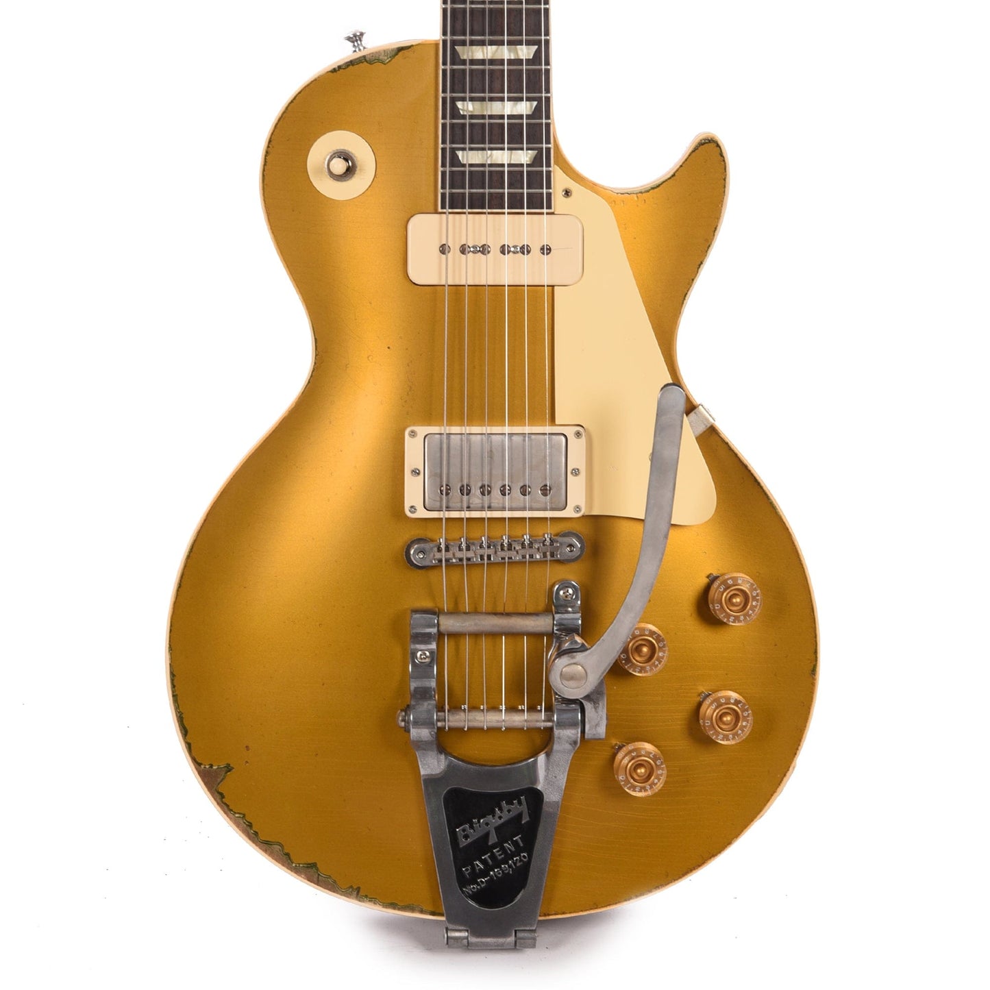 Gibson Custom Shop Artist Sergio Vallin 1955 Les Paul Goldtop Murphy Lab Aged w/Bigsby