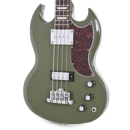 Gibson USA SG Standard Bass Olive Drab w/Tortoise Pickguard