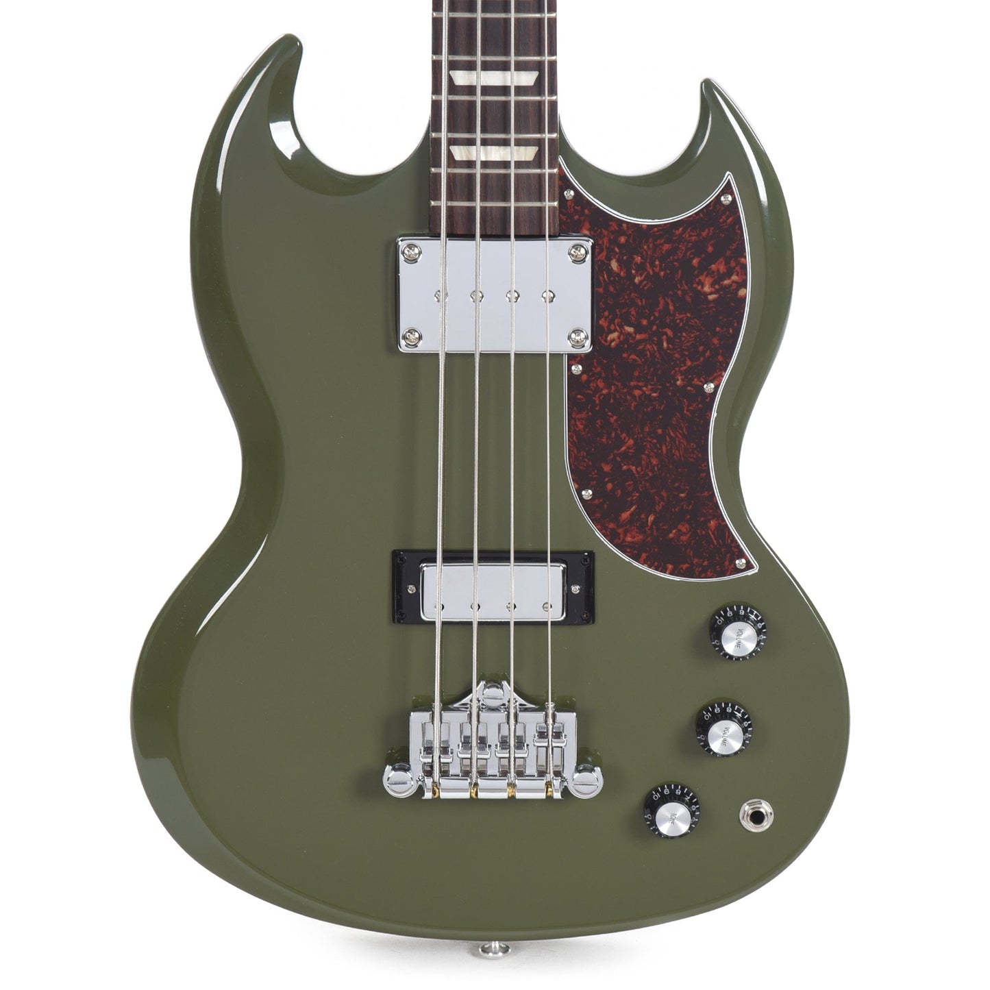 Gibson USA SG Standard Bass Olive Drab w/Tortoise Pickguard
