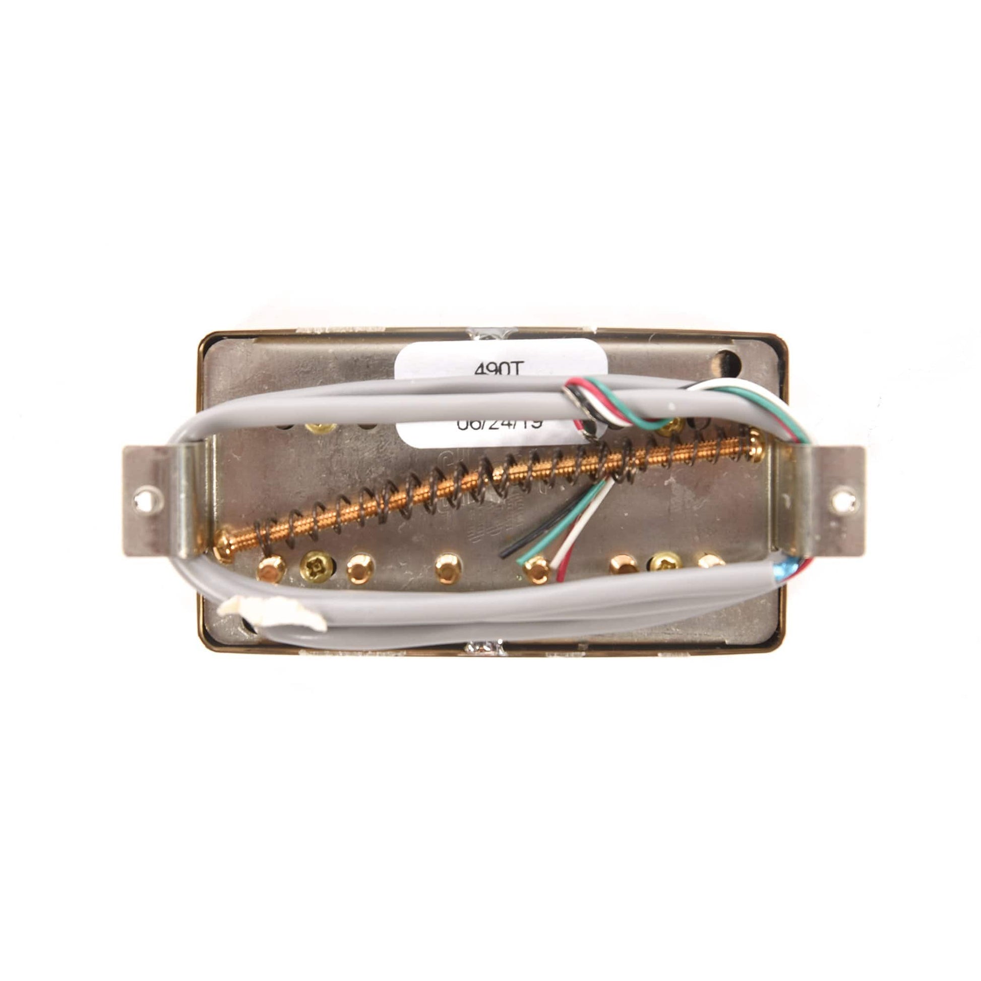 Gibson Gear 490T Modern Classic Humbucker Bridge w/Gold Cover Parts / Bass Pickups,Parts / Guitar Pickups,Parts / Pickguards
