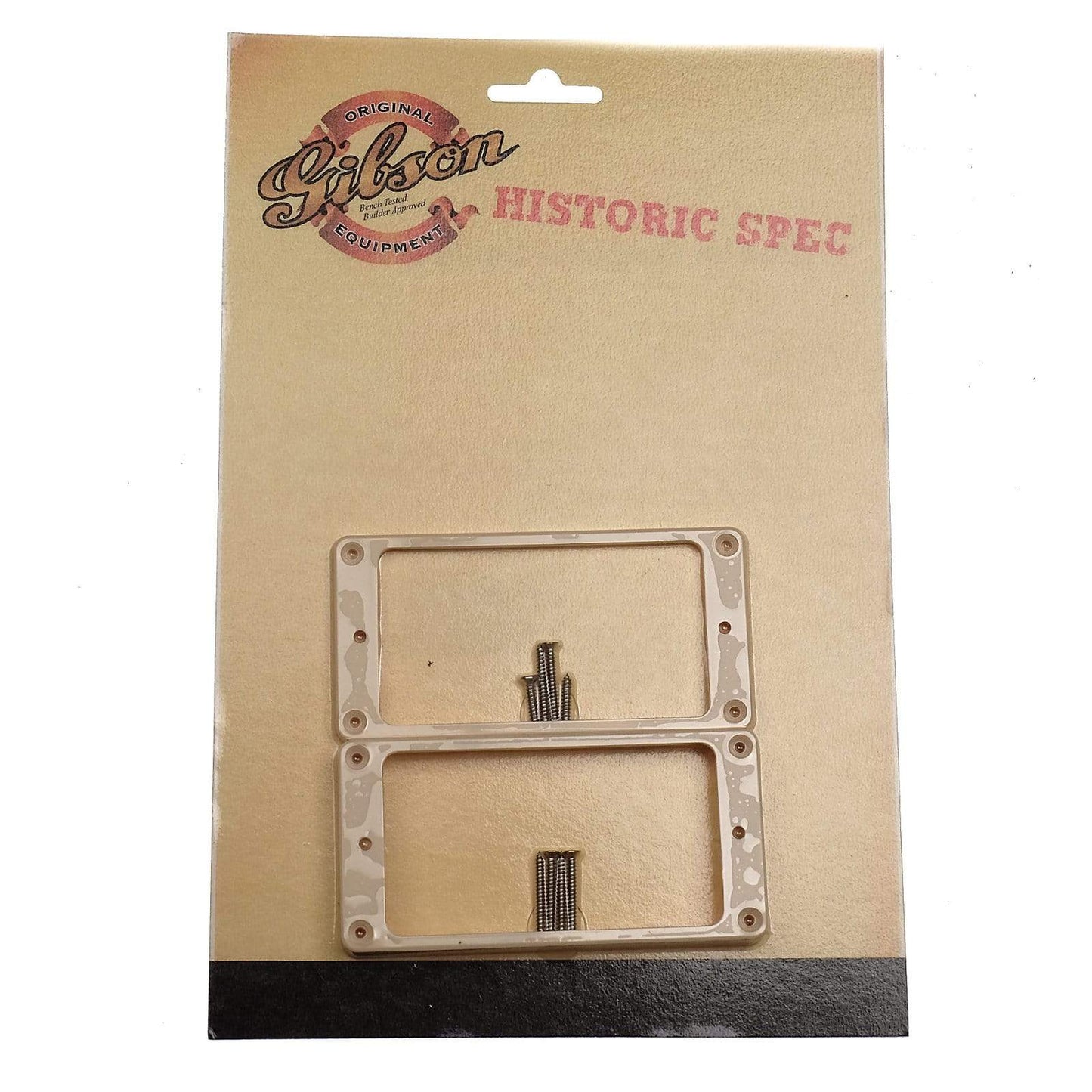 Gibson Historic Neck and Bridge Pickup Ring Set - Cr?me Parts