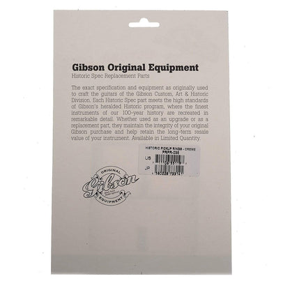 Gibson Historic Neck and Bridge Pickup Ring Set - Cr?me Parts