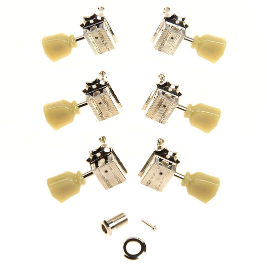 Gibson Machine Heads Vintage Nickel w/Pearloid Buttons Parts