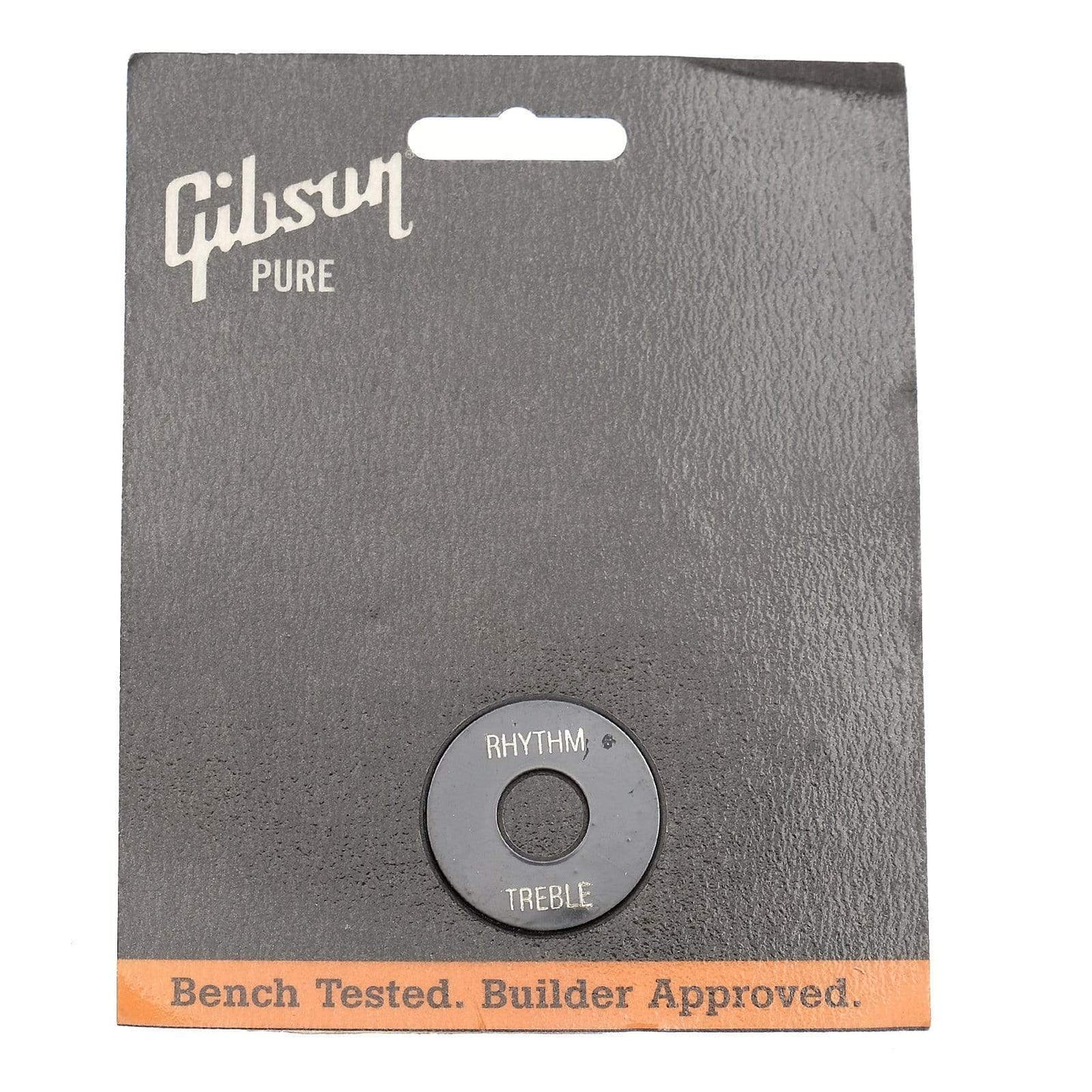 Gibson Switch washer - Black w/ Gold Imprint Parts
