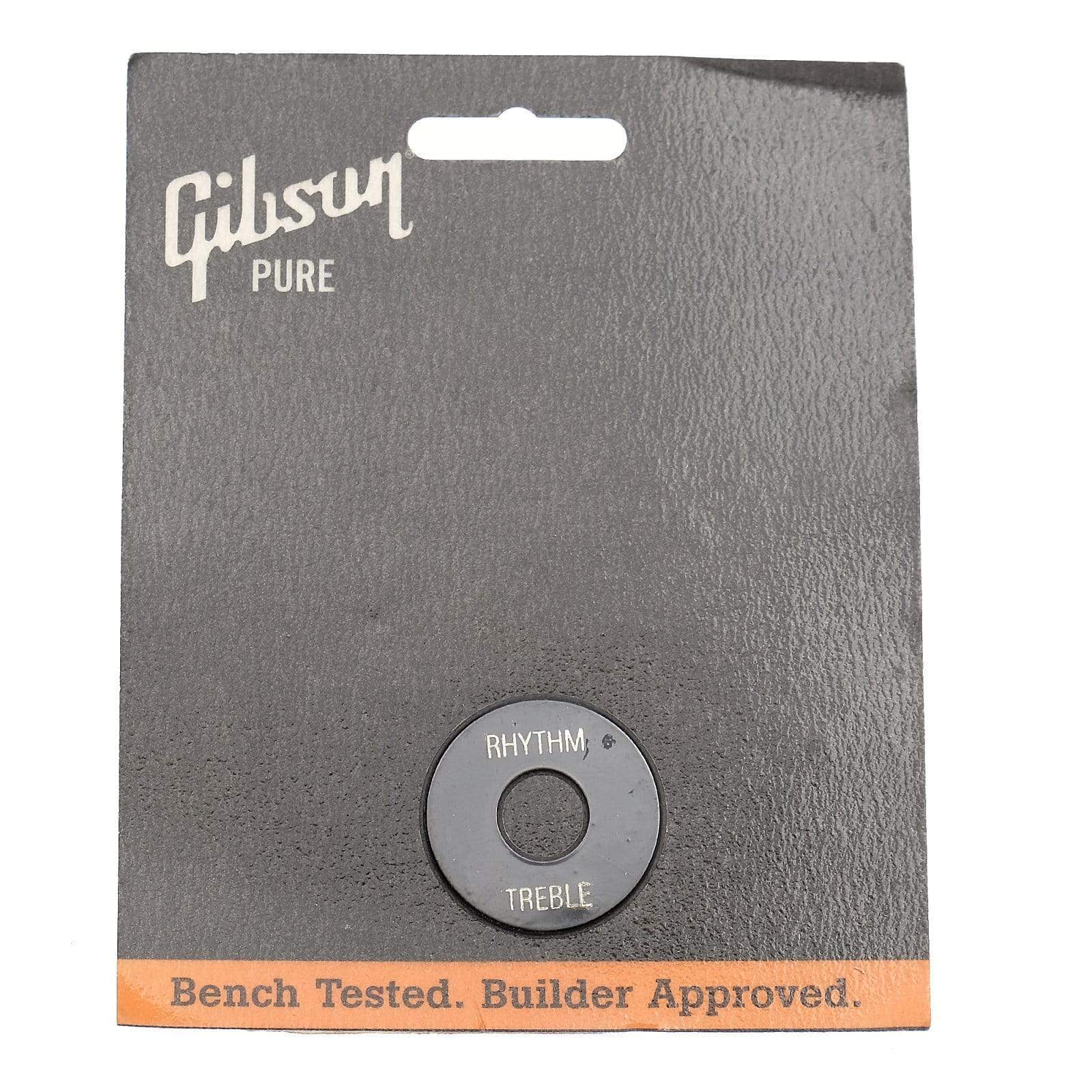 Gibson Switch washer - Black w/ Gold Imprint Parts