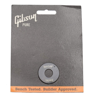 Gibson Switch washer - Black w/ Gold Imprint Parts