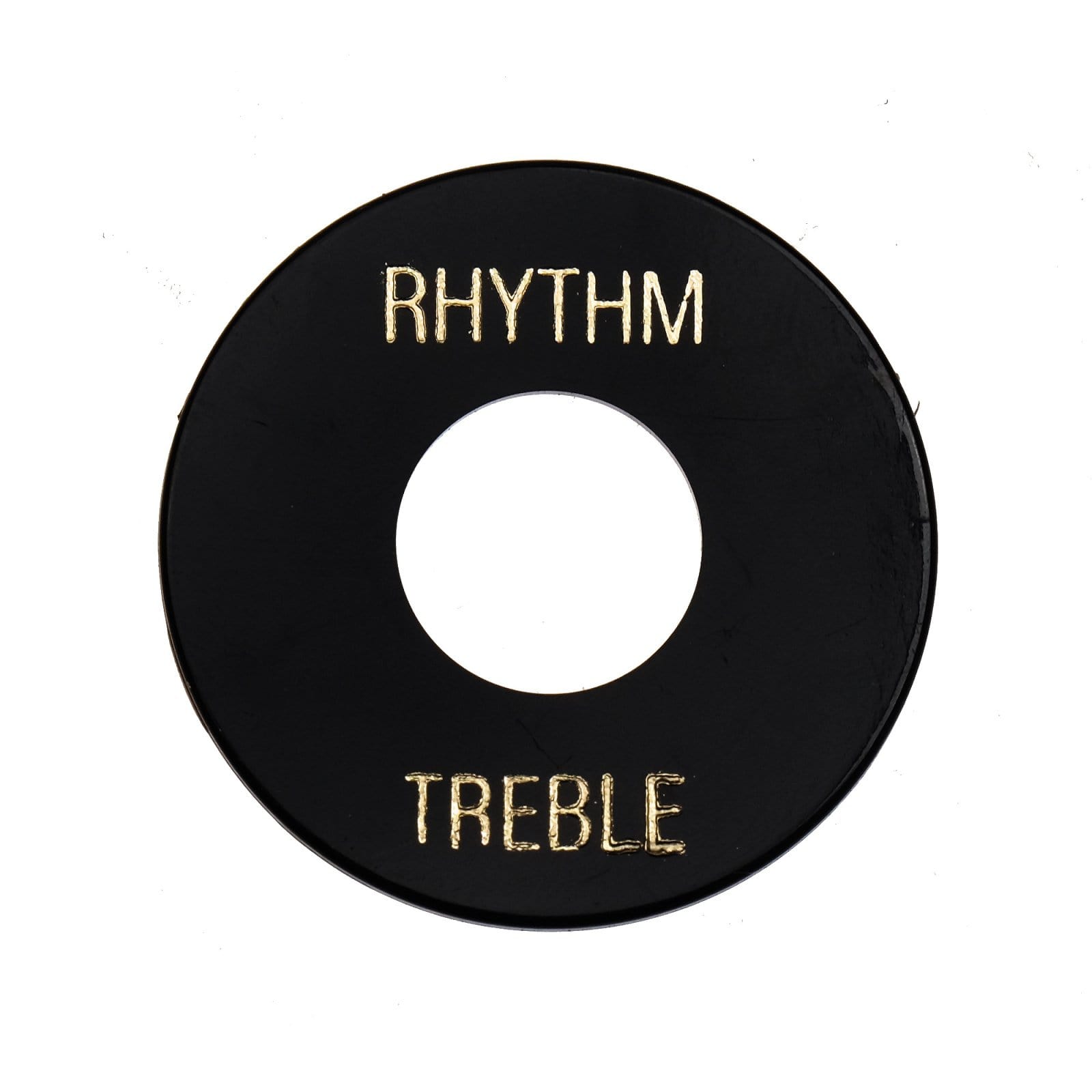 Gibson Switch washer - Black w/ Gold Imprint Parts