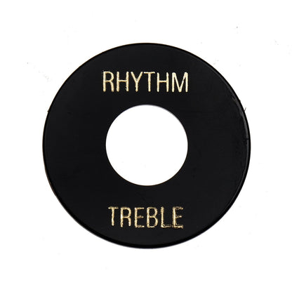 Gibson Switch washer - Black w/ Gold Imprint Parts