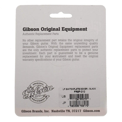 Gibson Switchplate - Black Parts