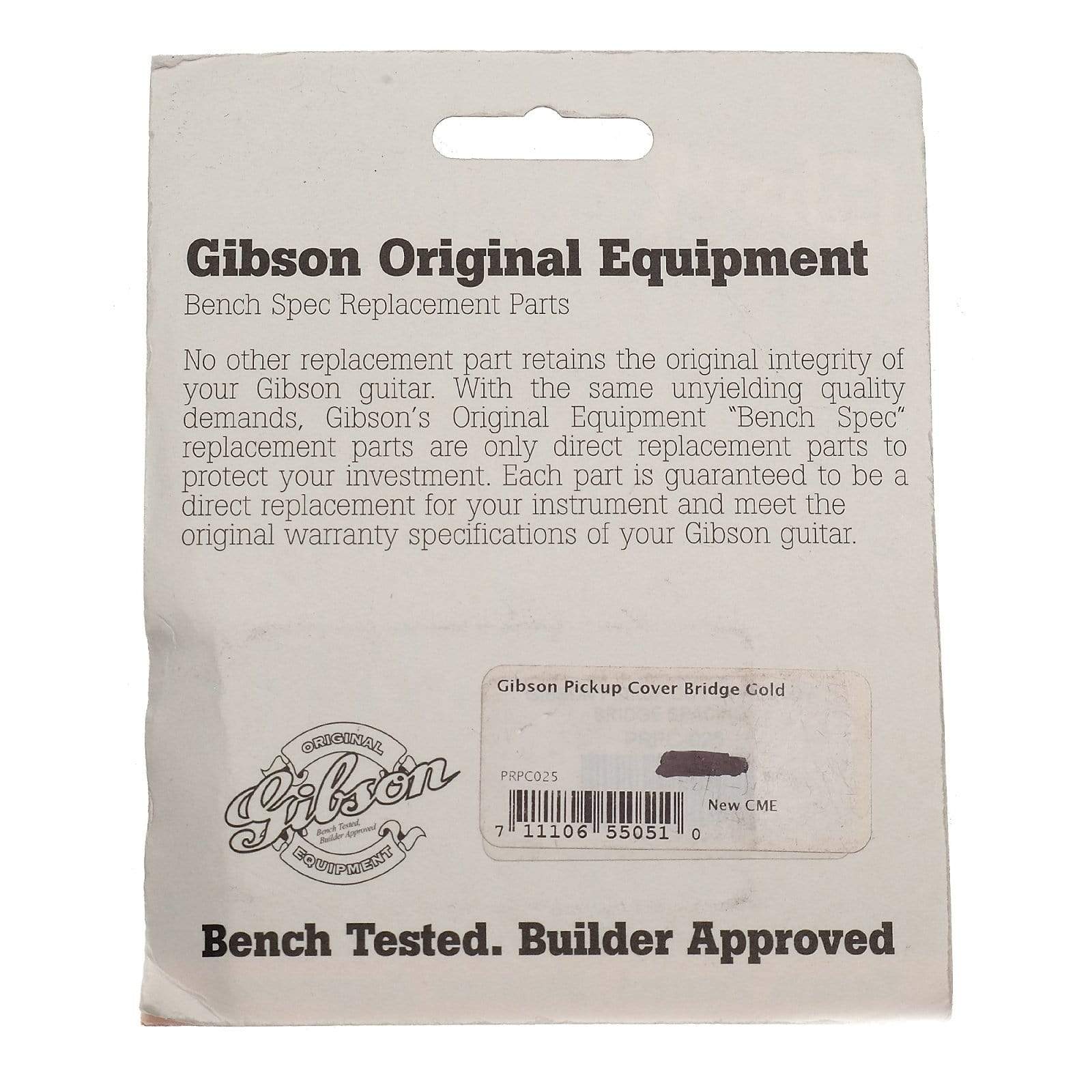 Gibson Humbucker Cover Bridge Position - Gold Parts / Guitar Parts / Bridges