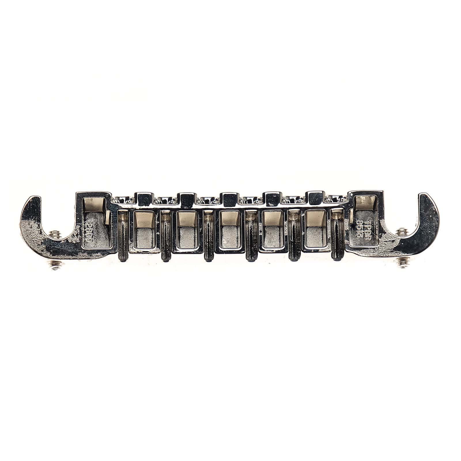 Gibson Lightning Bar Wraparound Compensating Bridge - Nickel