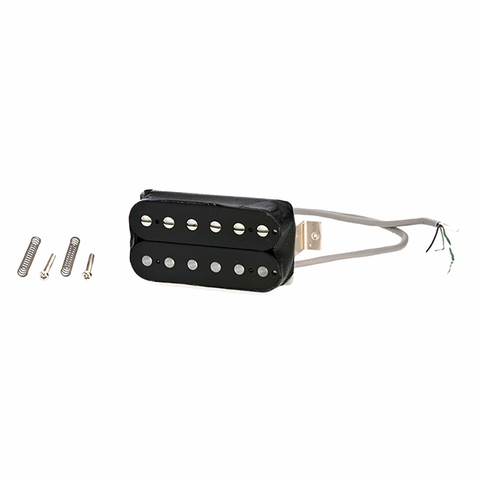 Gibson 498T Hot Alnico Humbucker Bridge Double Black Parts / Guitar Pickups