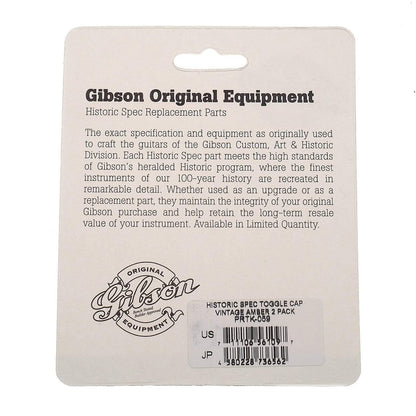 Gibson Historic Toggle Switch Cap 2-Pack Parts / Knobs