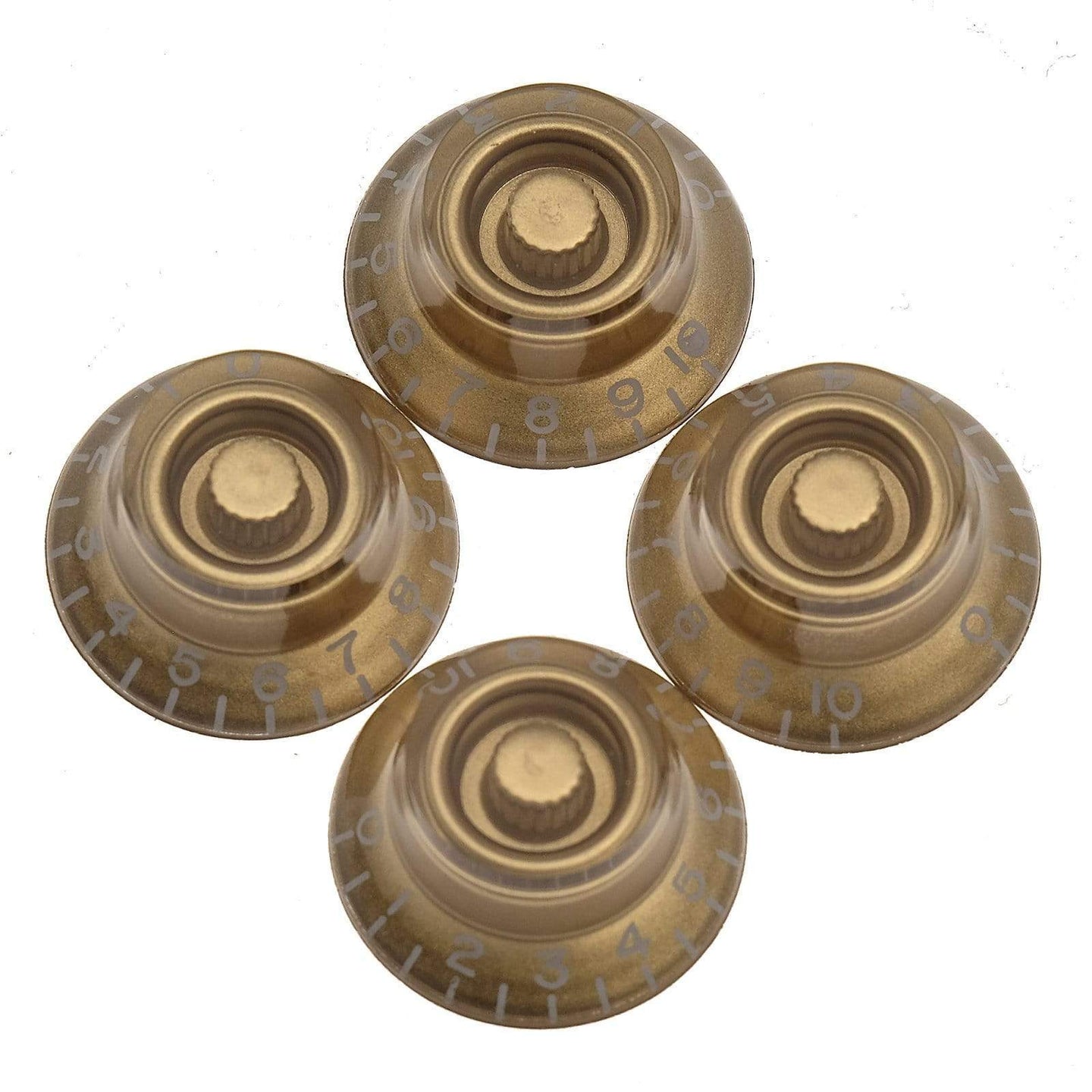 Gibson Top Hat Knobs 4Pack Gold Chicago Music Exchange