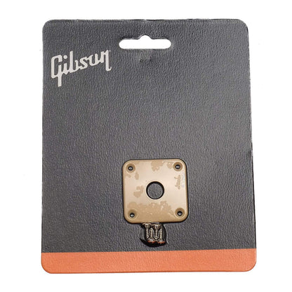 Gibson Plastic Jack Plate - Creme Parts / Pickguards