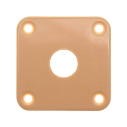 Gibson Plastic Jack Plate - Creme Parts / Pickguards
