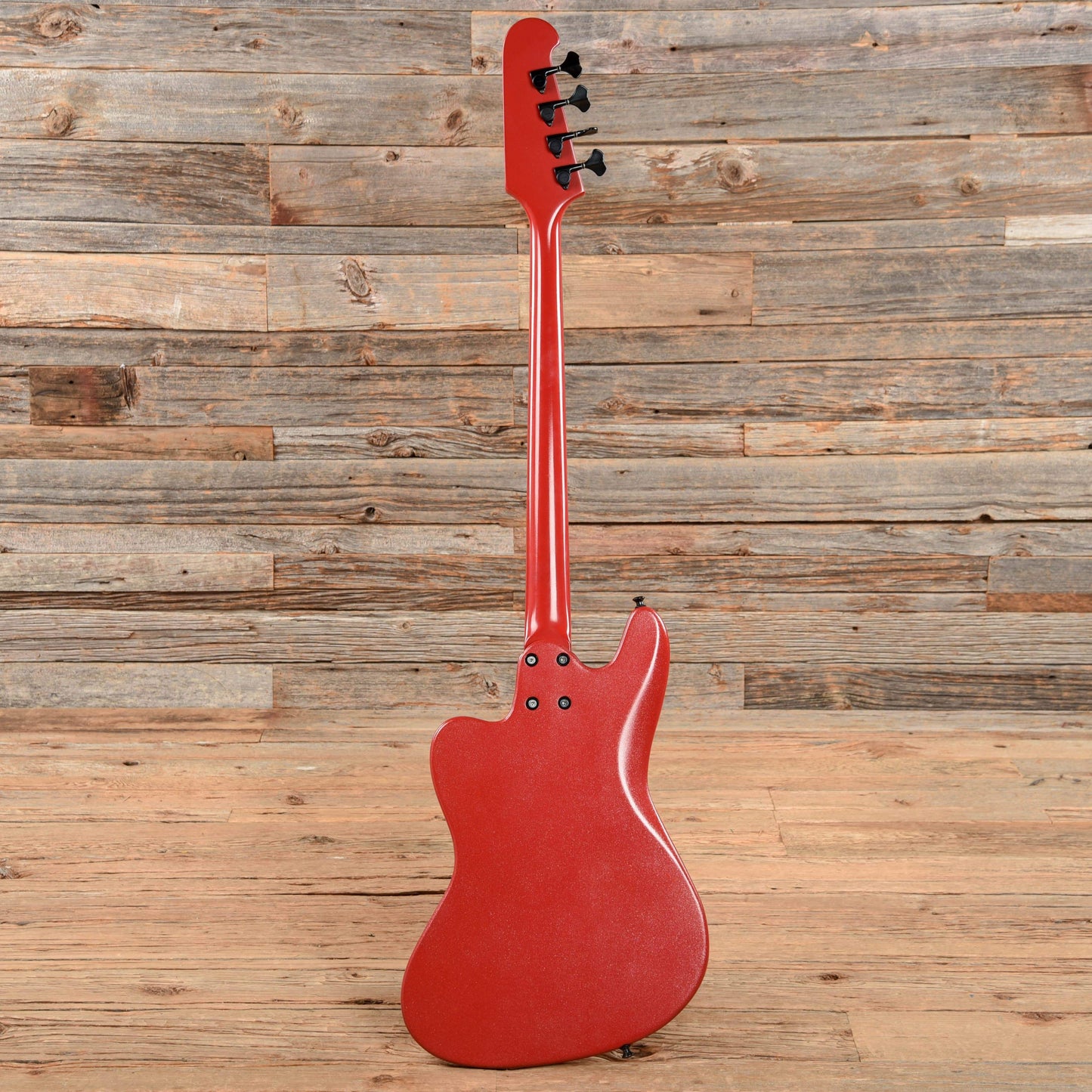 Gildaxe Custom Teiscobird Red Sparkle Bass Guitars / 4-String