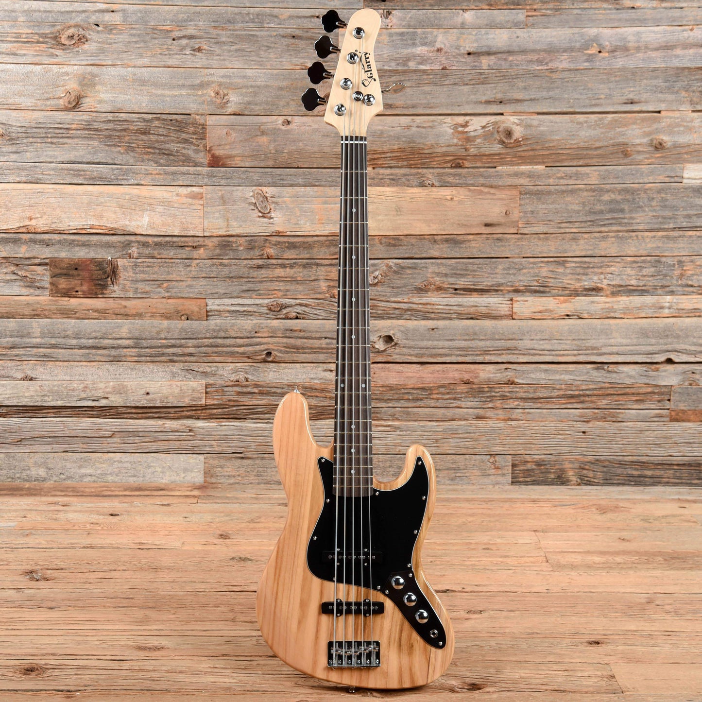 Glarry GJazz 5-String Natural Bass Guitars / 5-String or More