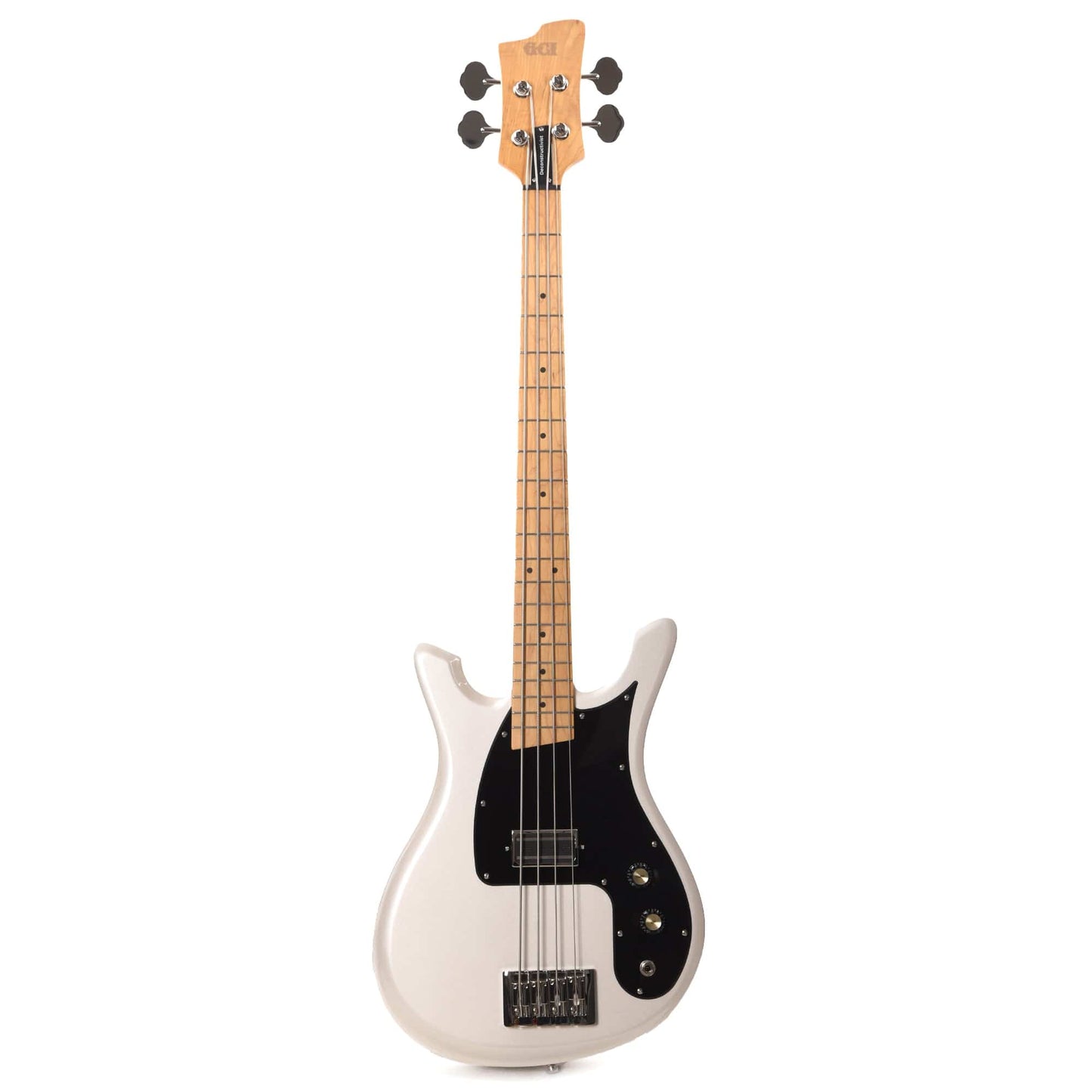 GCI Deconstructivist Bass Gloss Pearl White Bass Guitars / 4-String