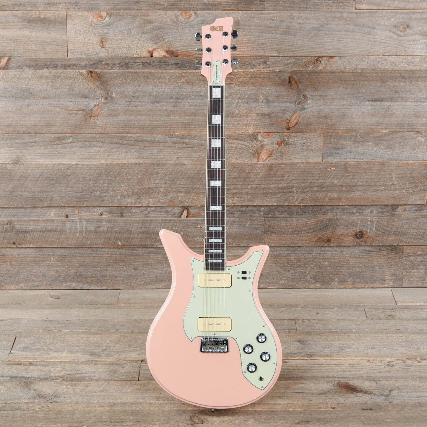 GCI Constructivist Guitar Gloss Shell Pink Electric Guitars / Solid Body