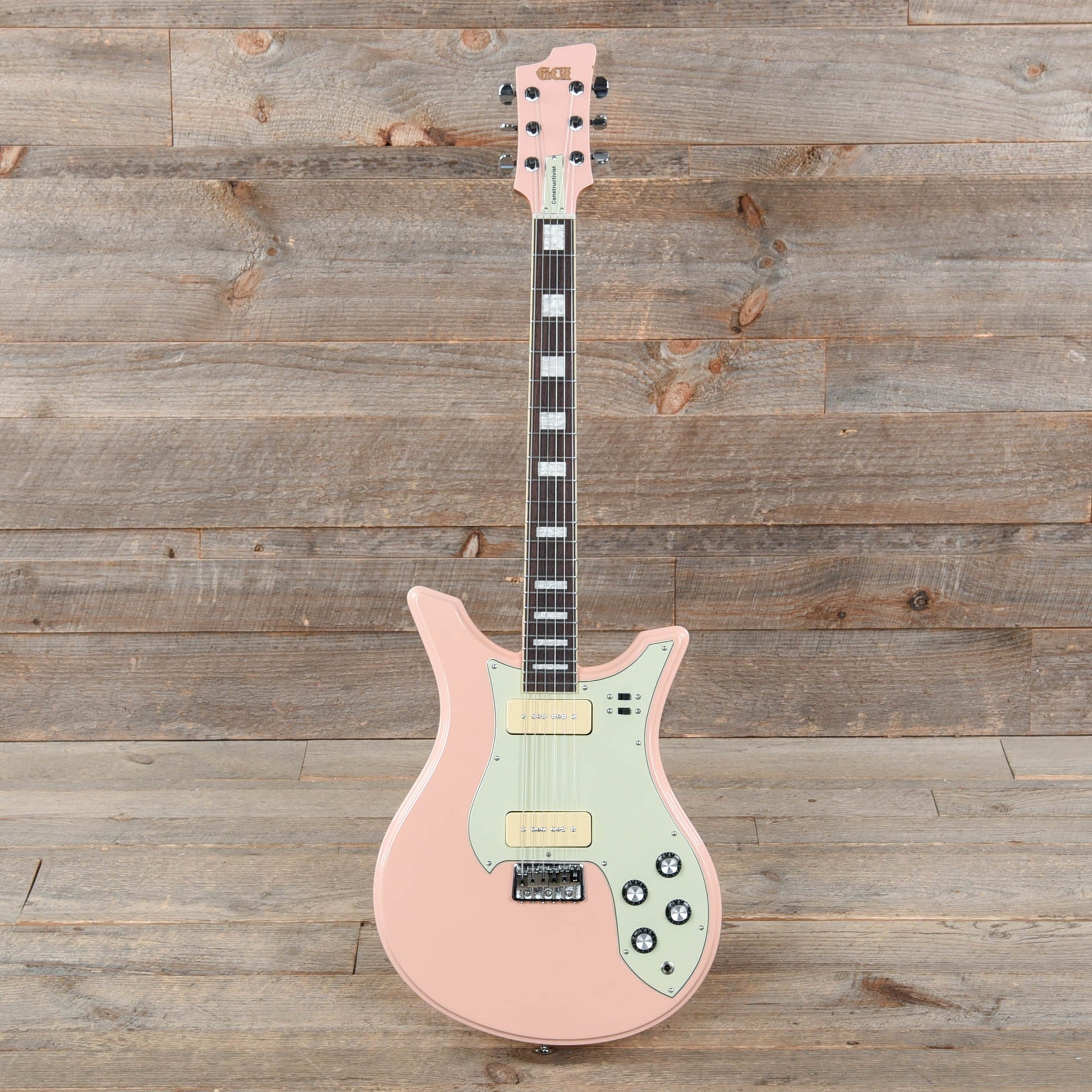 GCI Constructivist Guitar Gloss Shell Pink Electric Guitars / Solid Body