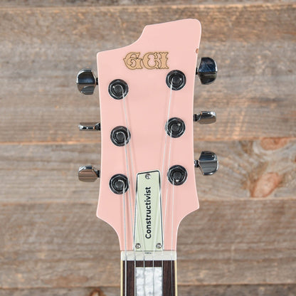 GCI Constructivist Guitar Gloss Shell Pink Electric Guitars / Solid Body
