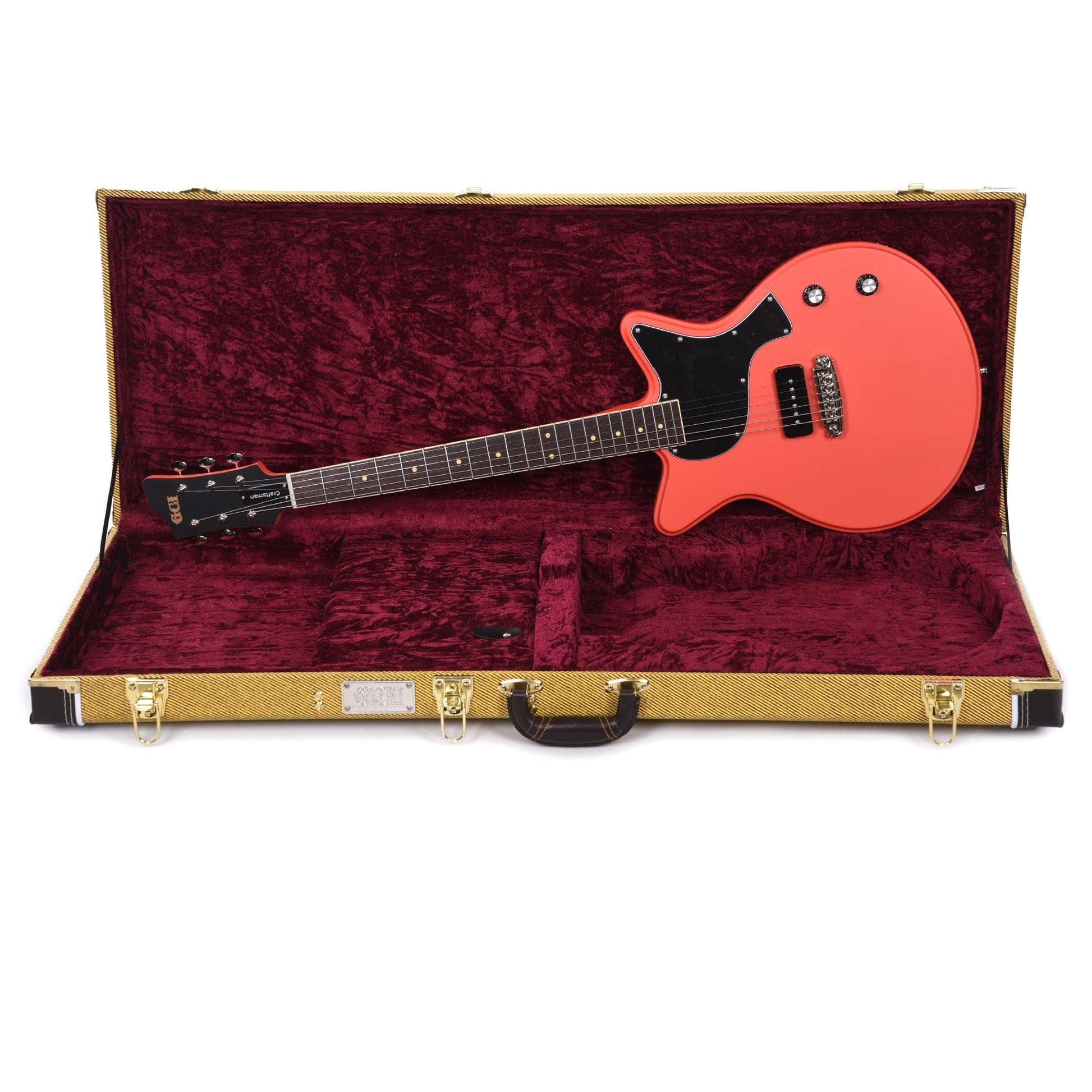 GCI Craftsman Series 4 Guitar Matte Fiesta Red