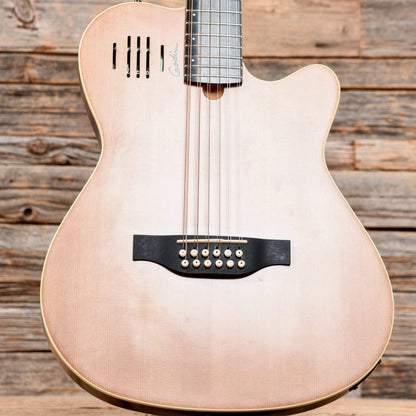 Godin A12 Electro/Acoustic Natural Acoustic Guitars / 12-String