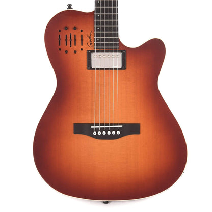 Godin A6 Ultra Semi-Acoustic Cognac Burst High-Gloss Acoustic Guitars / Built-in Electronics