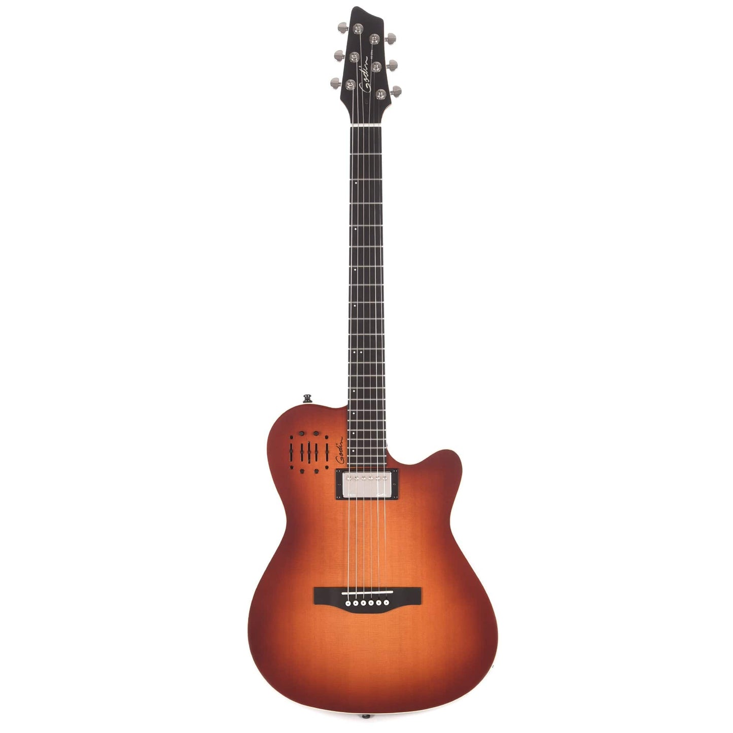 Godin A6 Ultra Semi-Acoustic Cognac Burst High-Gloss Acoustic Guitars / Built-in Electronics
