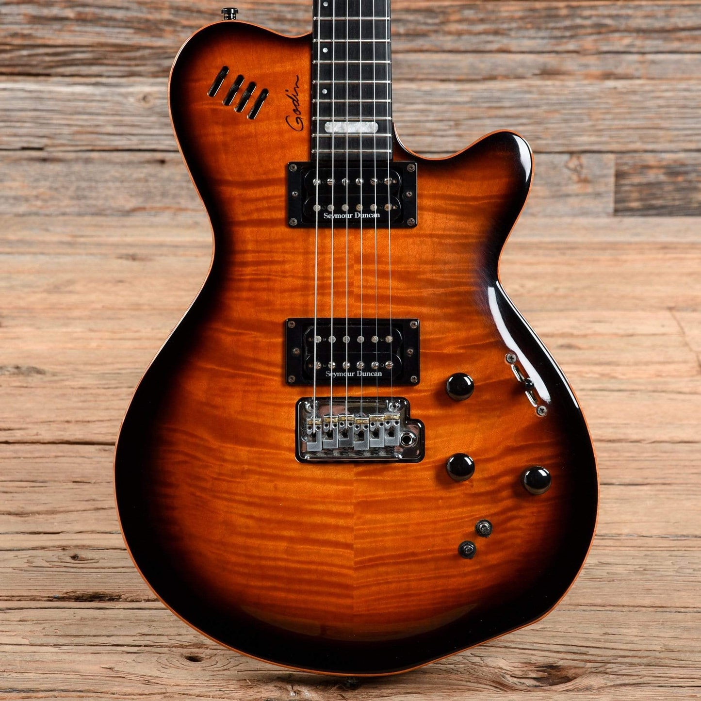 Godin LGXT Cognac Burst 2008 Acoustic Guitars / Built-in Electronics