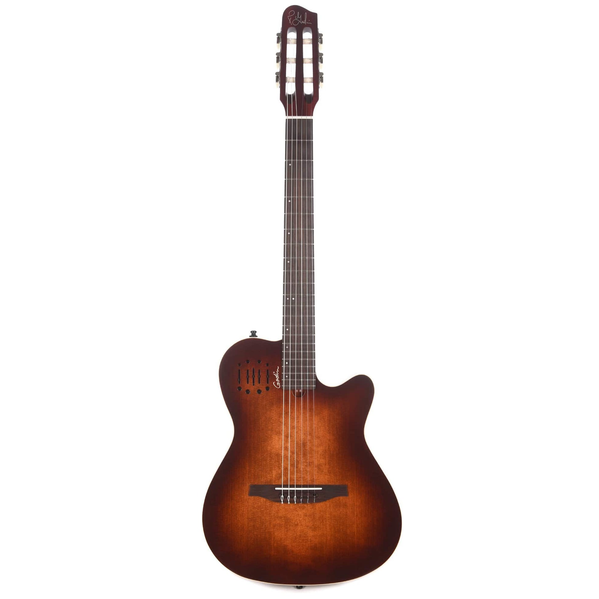 Godin Multiac Encore Burnt Umber Acoustic Guitars / Built-in Electronics