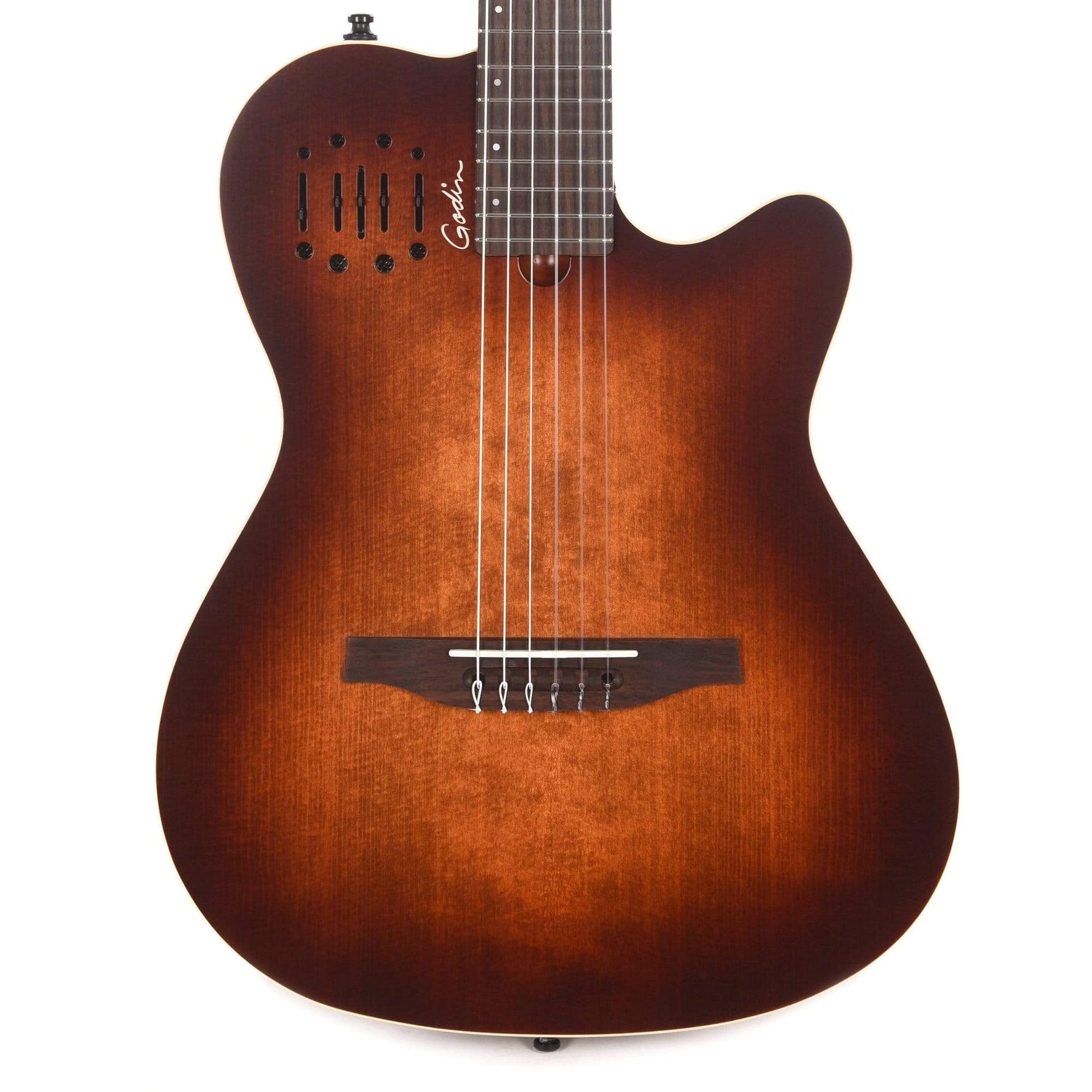 Godin Multiac Encore Burnt Umber Acoustic Guitars / Built-in Electronics