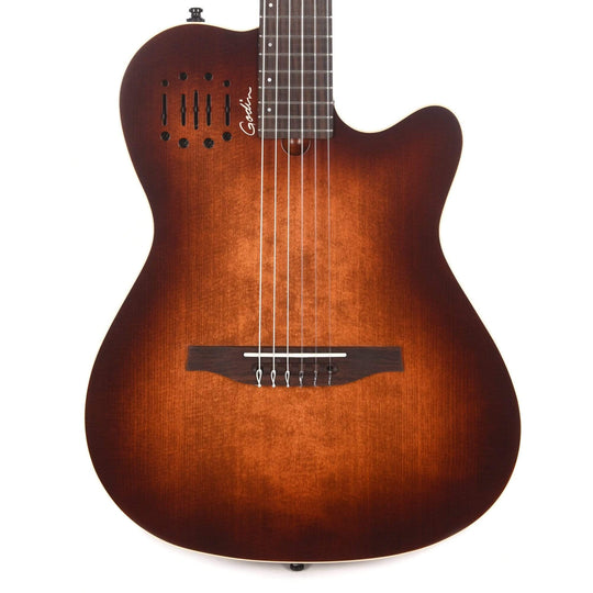 Godin Multiac Encore Burnt Umber Acoustic Guitars / Built-in Electronics