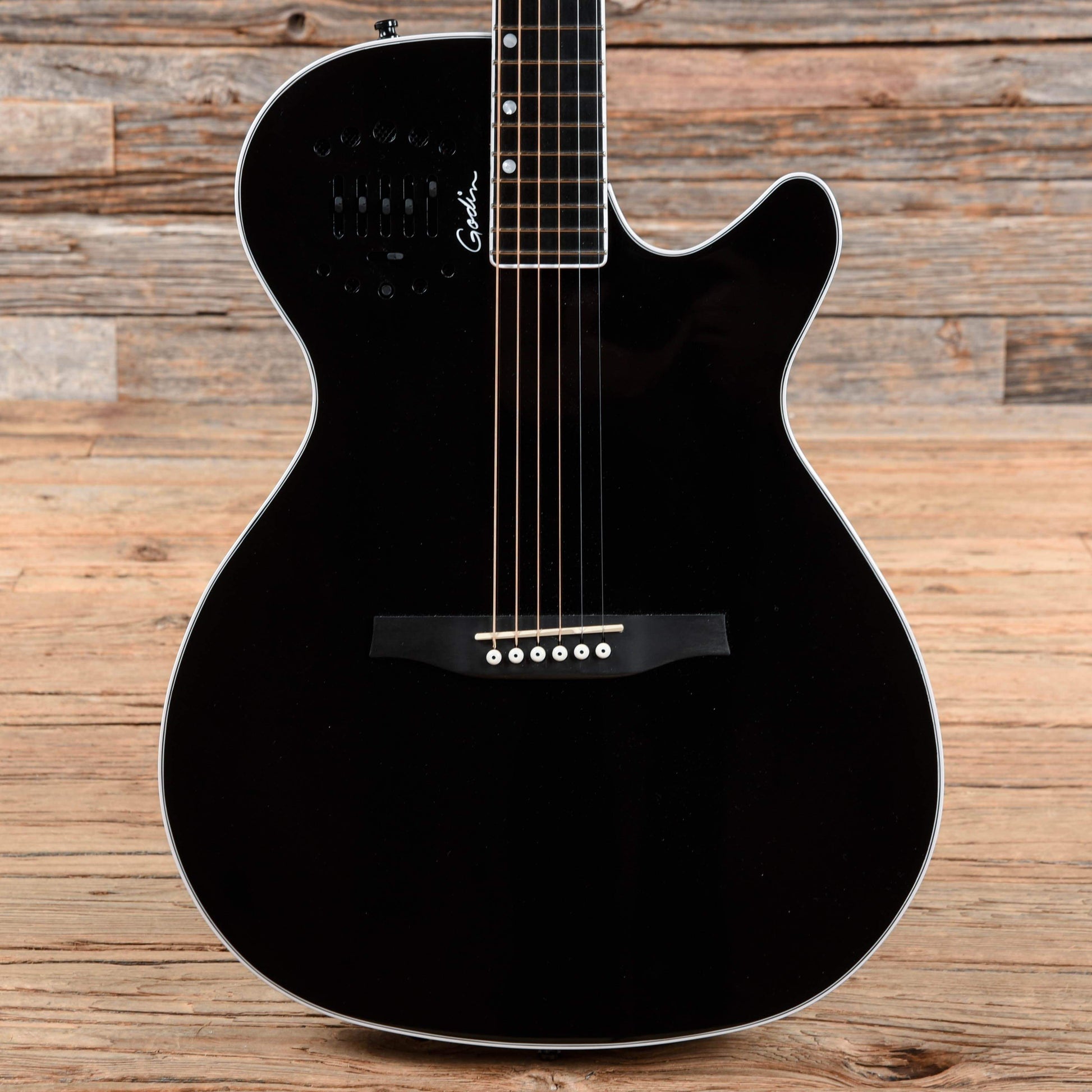 Godin Multiac Steel Doyle Dykes Signature Edition Black Acoustic Guitars / Built-in Electronics