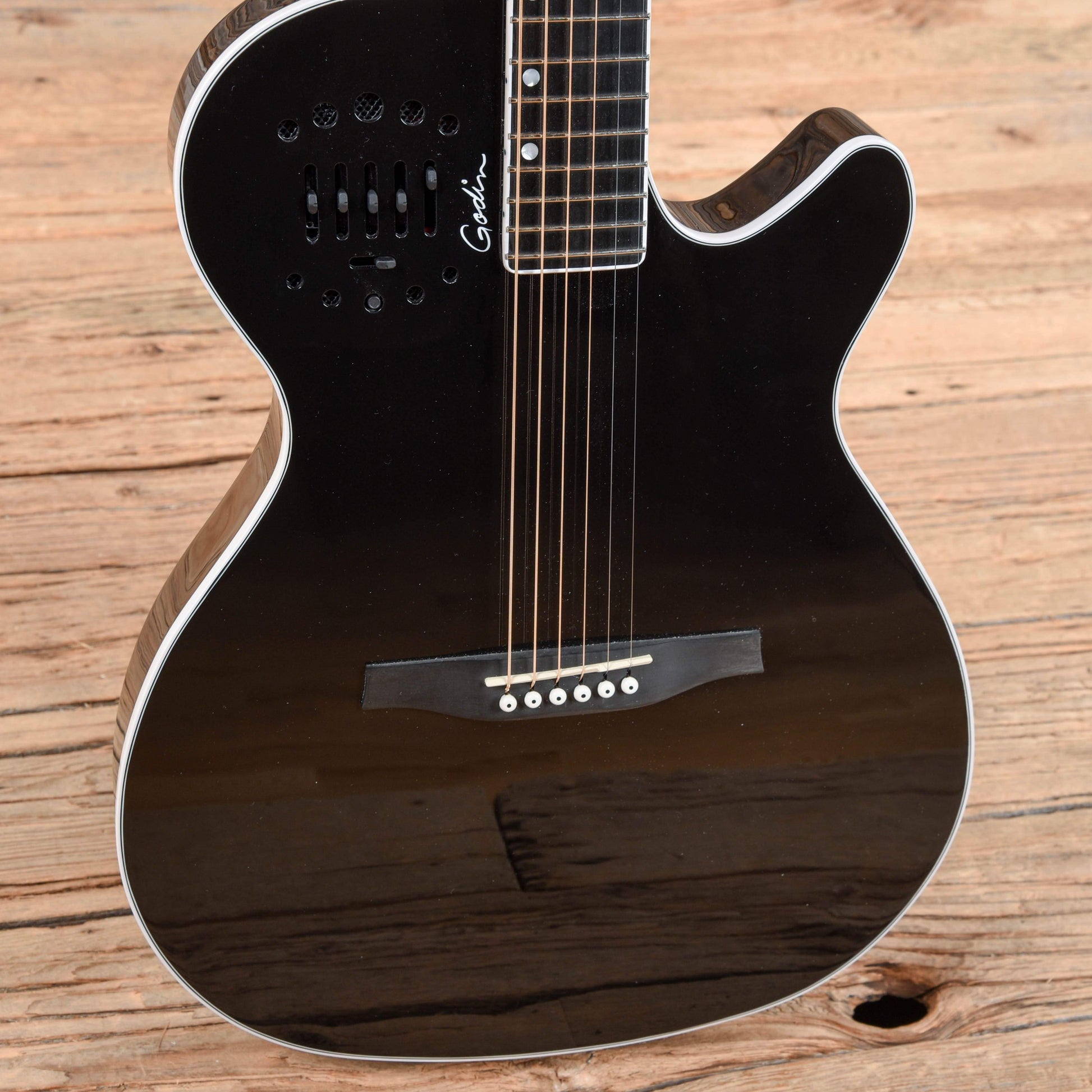 Godin Multiac Steel Doyle Dykes Signature Edition Black Acoustic Guitars / Built-in Electronics