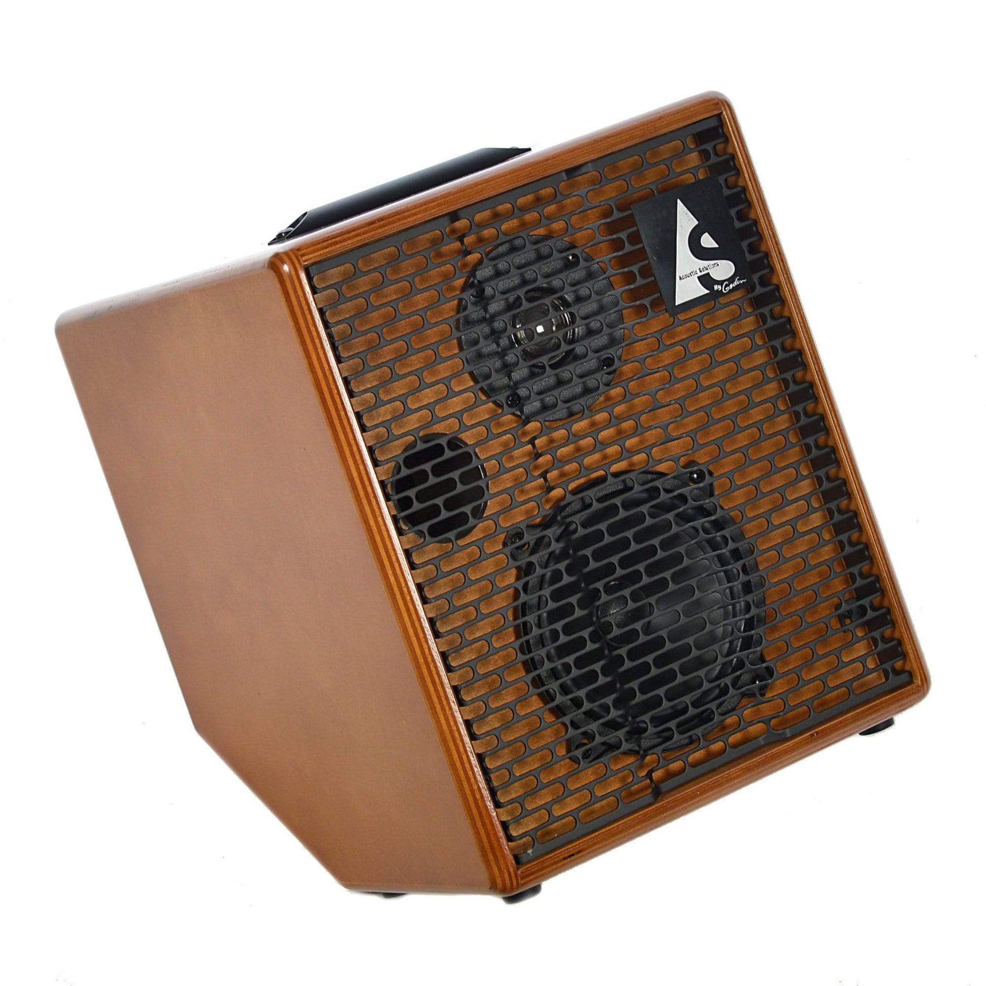 Acoustic Solutions ASG-75 75 Watt 2-Channel Acoustic Guitar Amplifier Wood Amps