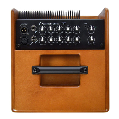 Acoustic Solutions ASG-75 75 Watt 2-Channel Acoustic Guitar Amplifier Wood Amps