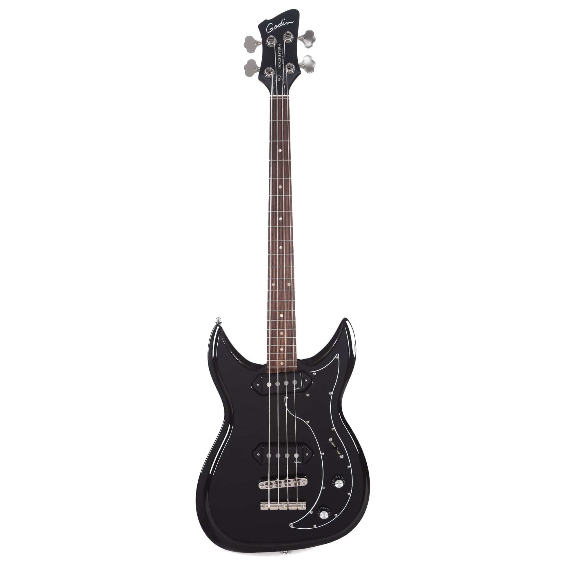 Godin Dorchester Bass Black w/Kingpin Dogears Bass Guitars / 4-String