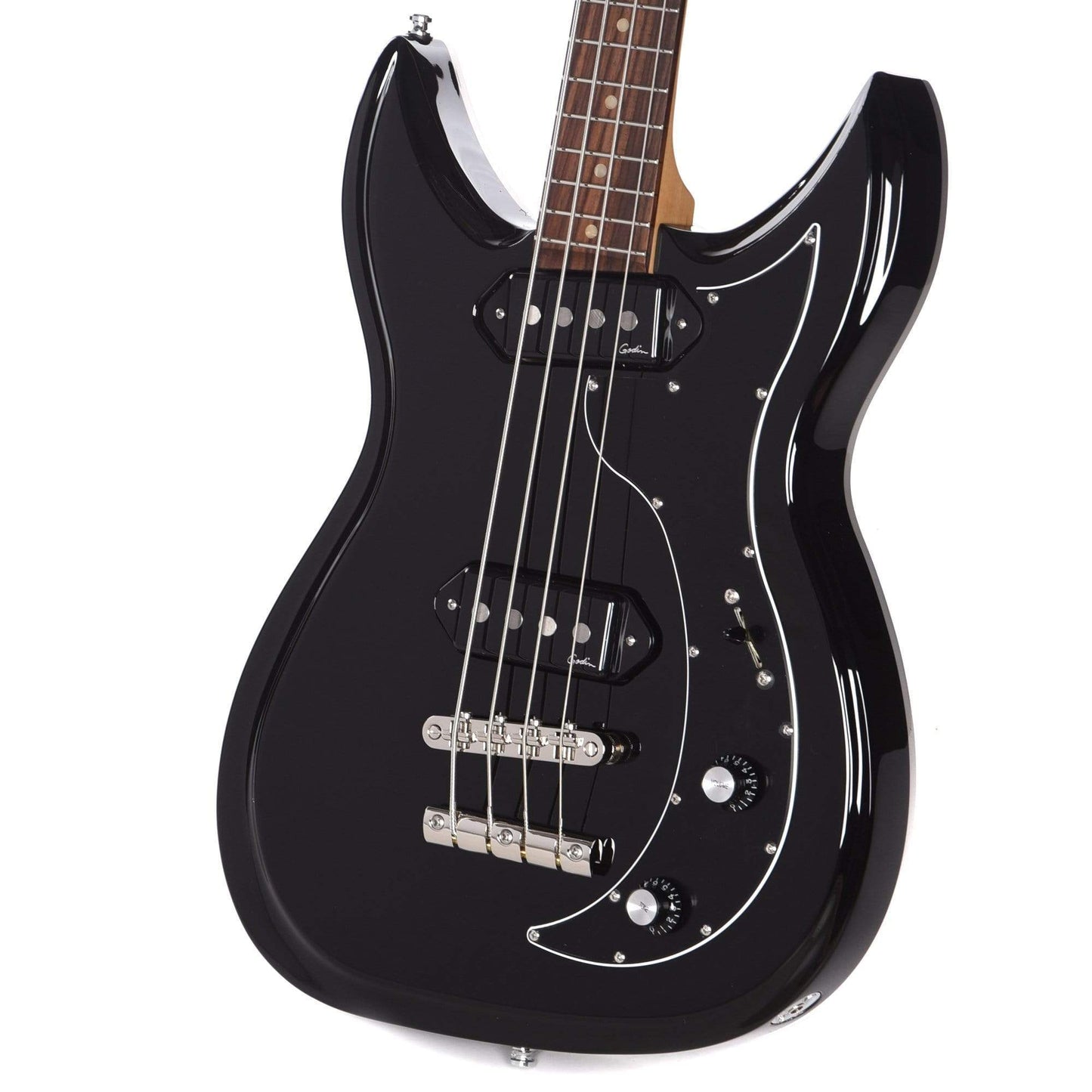 Godin Dorchester Bass Black w/Kingpin Dogears Bass Guitars / 4-String