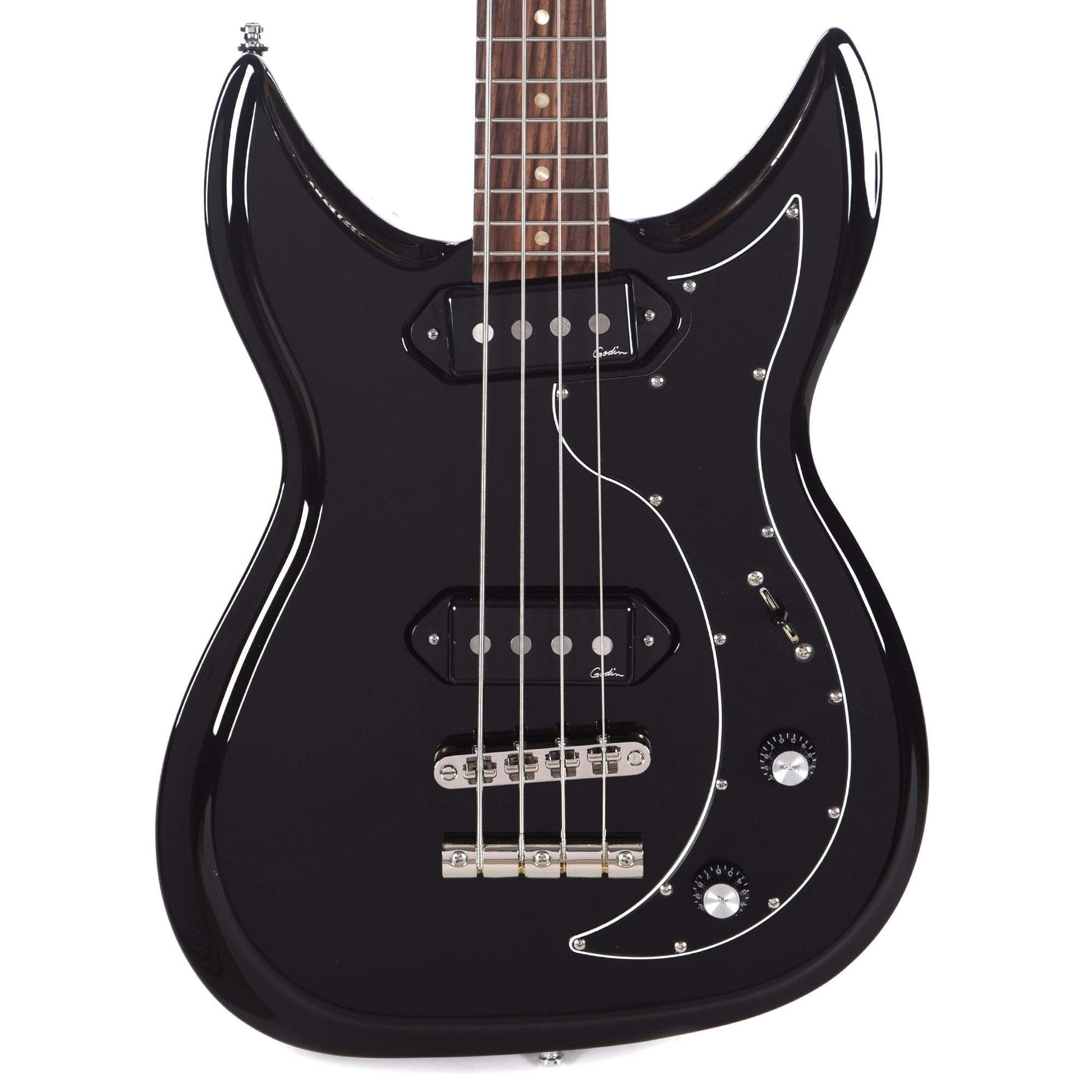 Godin Dorchester Bass Black w/Kingpin Dogears Bass Guitars / 4-String