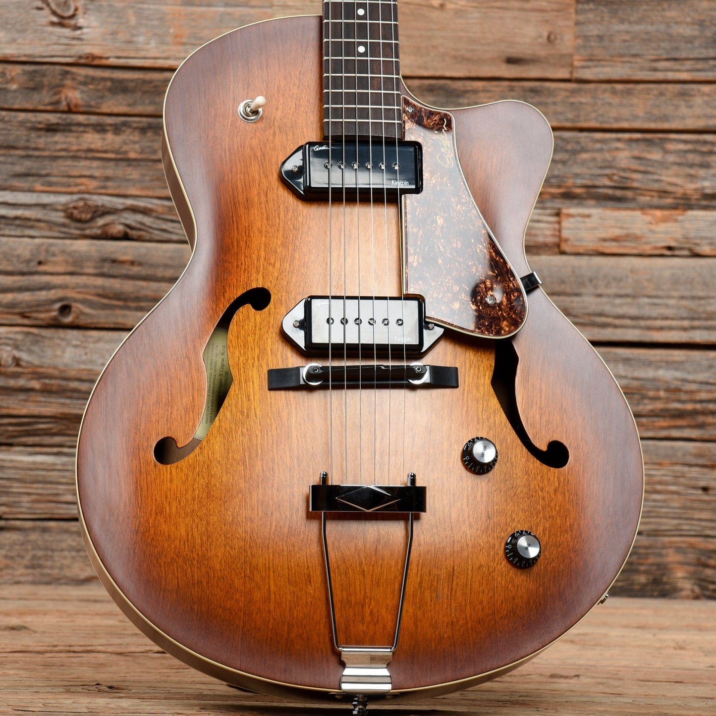 Godin 5th Avenue CW Kingpin II Cognac Burst Electric Guitars / Hollow Body