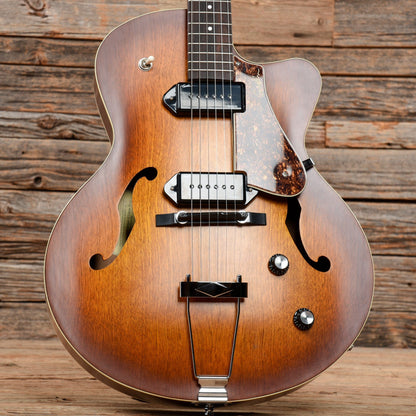 Godin 5th Avenue CW Kingpin II Cognac Burst Electric Guitars / Hollow Body