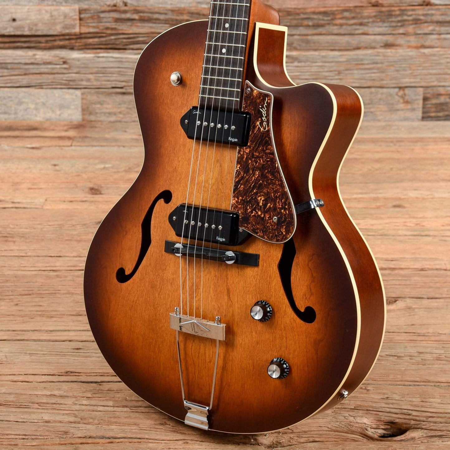 Godin 5th Avenue Kingpin II Cognac Burst 2015 Electric Guitars / Hollow Body