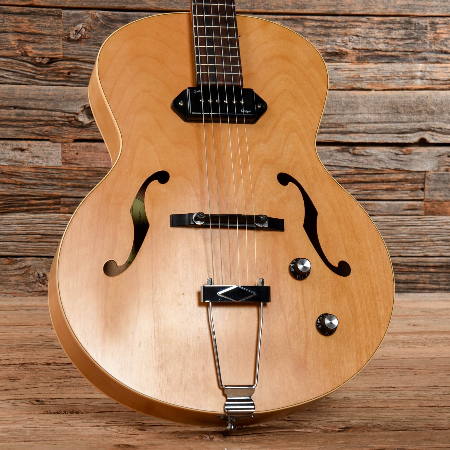Godin 5th Avenue Kingpin Natural Electric Guitars / Hollow Body
