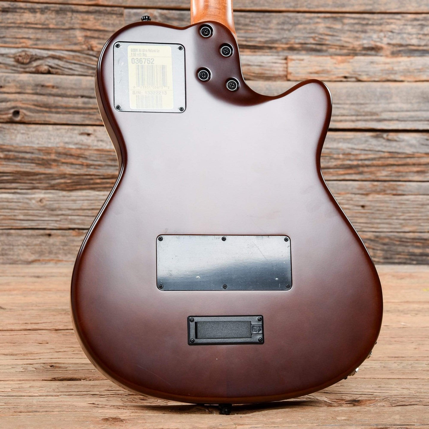Godin A6 Ultra Natural 2013 LEFTY Electric Guitars / Semi-Hollow