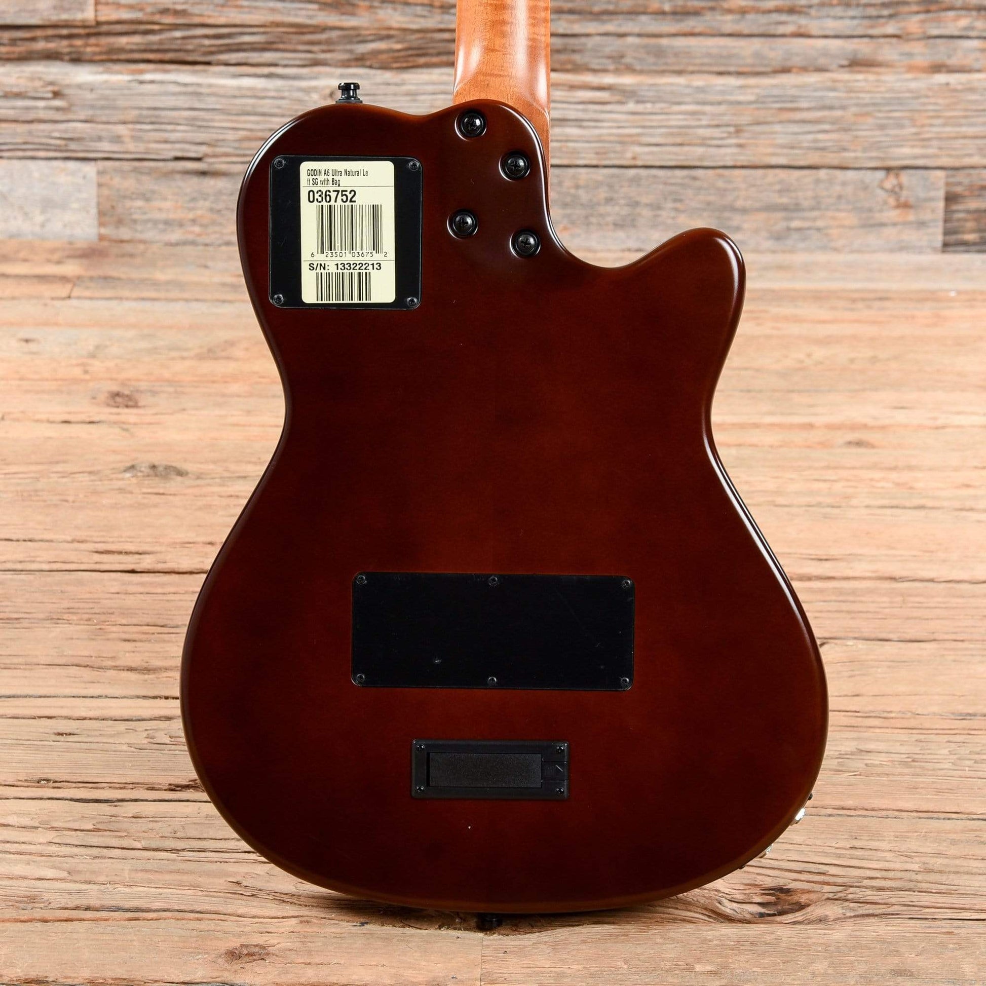 Godin A6 Ultra Natural 2013 LEFTY Electric Guitars / Semi-Hollow